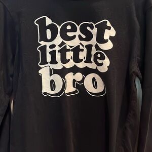 Best Little Bro long sleeve tee, size 5/6